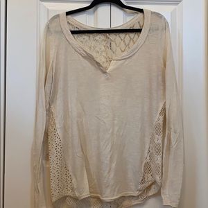 Creme Free People Shirt